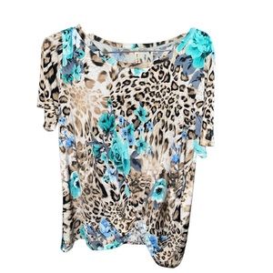 Leopard print blouse